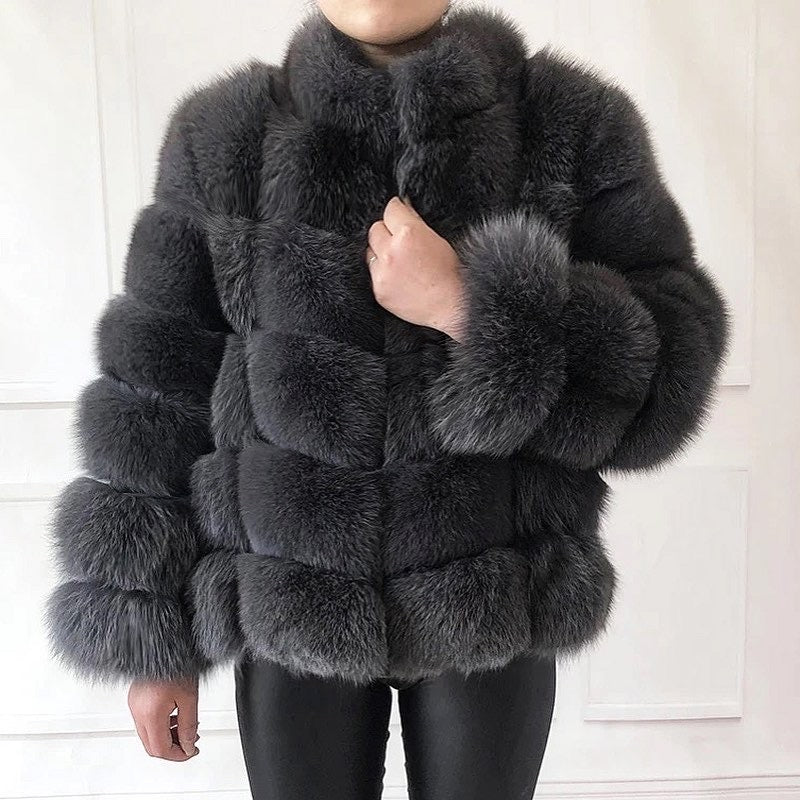 Fox Fur with Detachable Sleeves