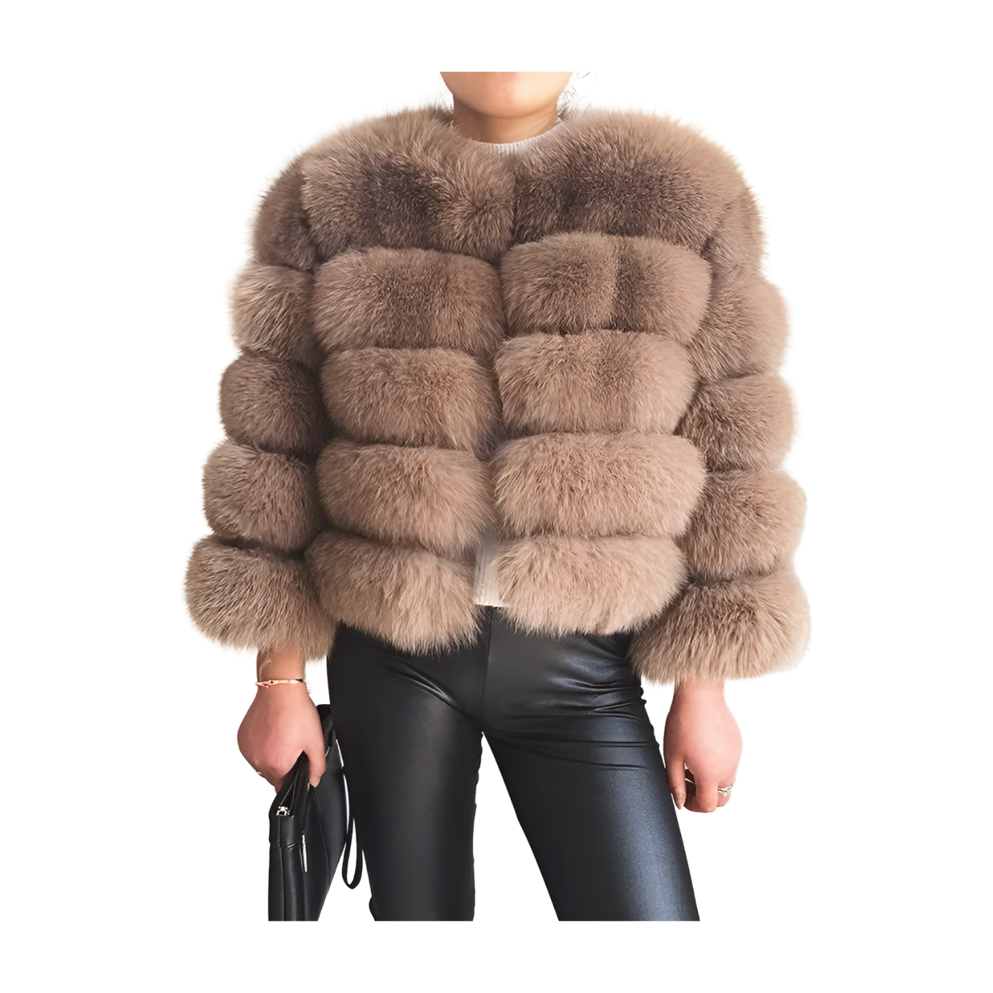 Short Fox Fur Coat