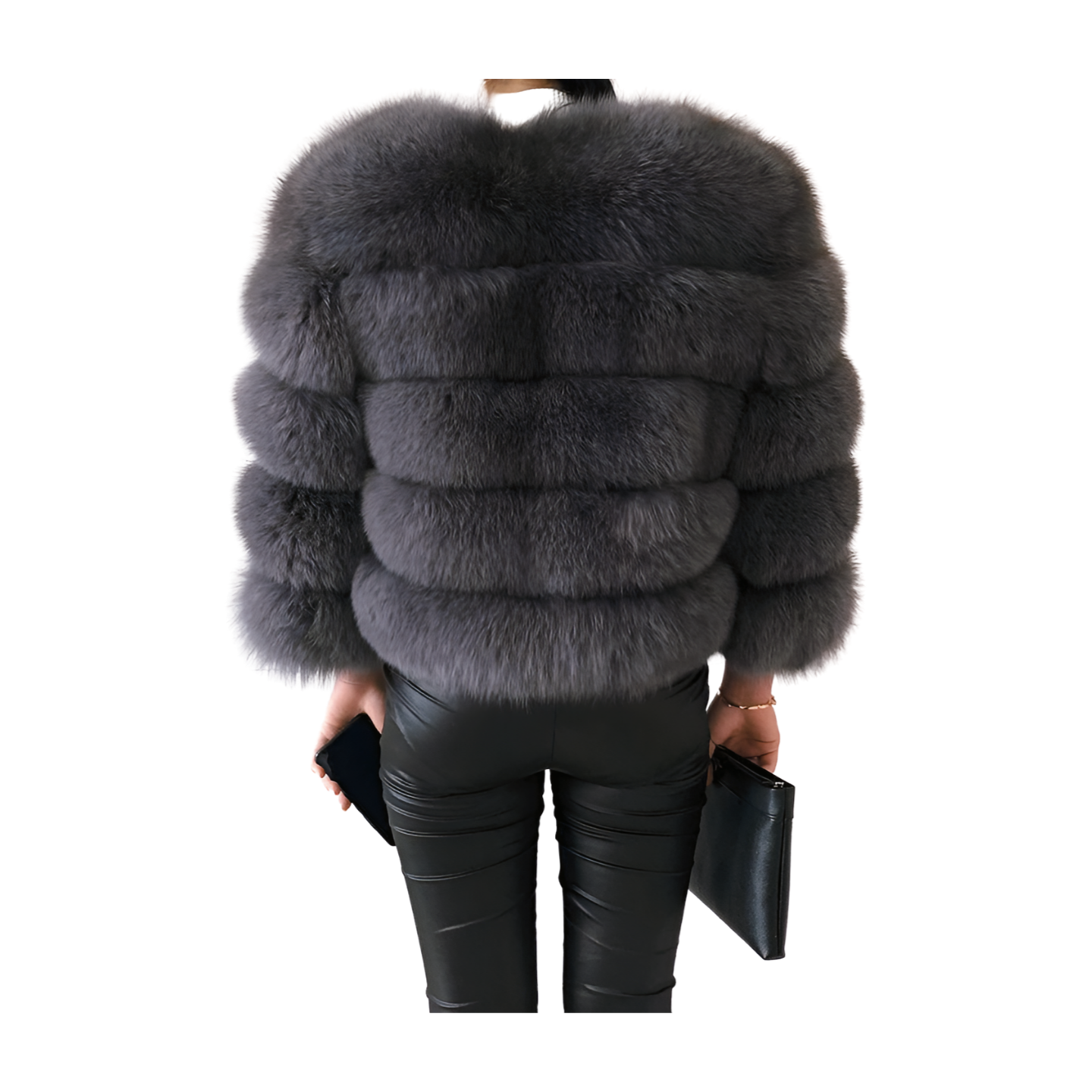 Short Fox Fur Coat