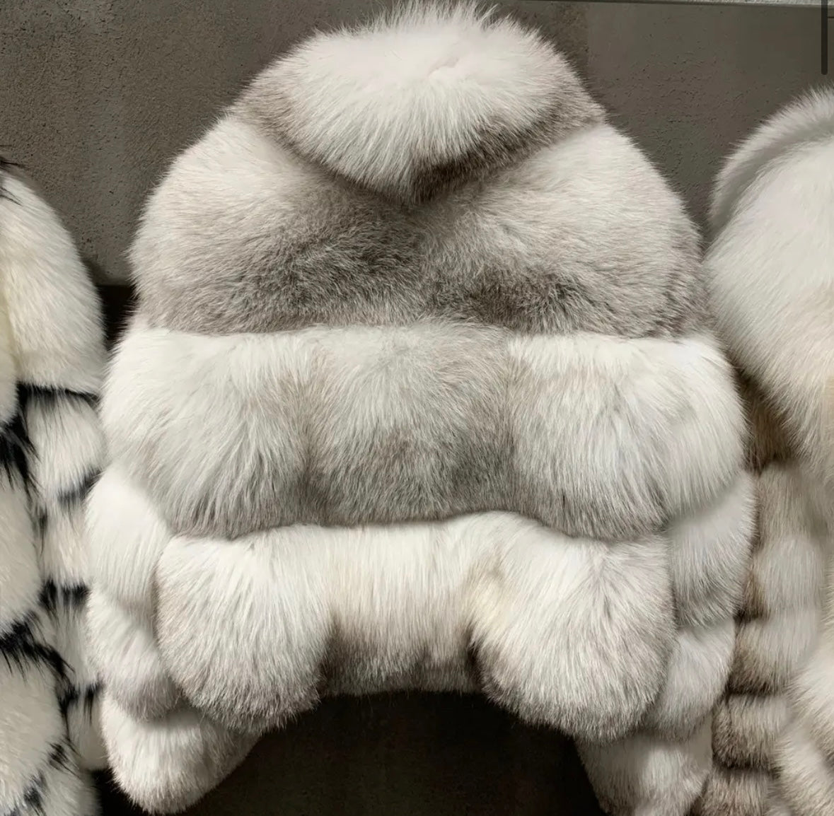 Golden Island Fox Fur Coat