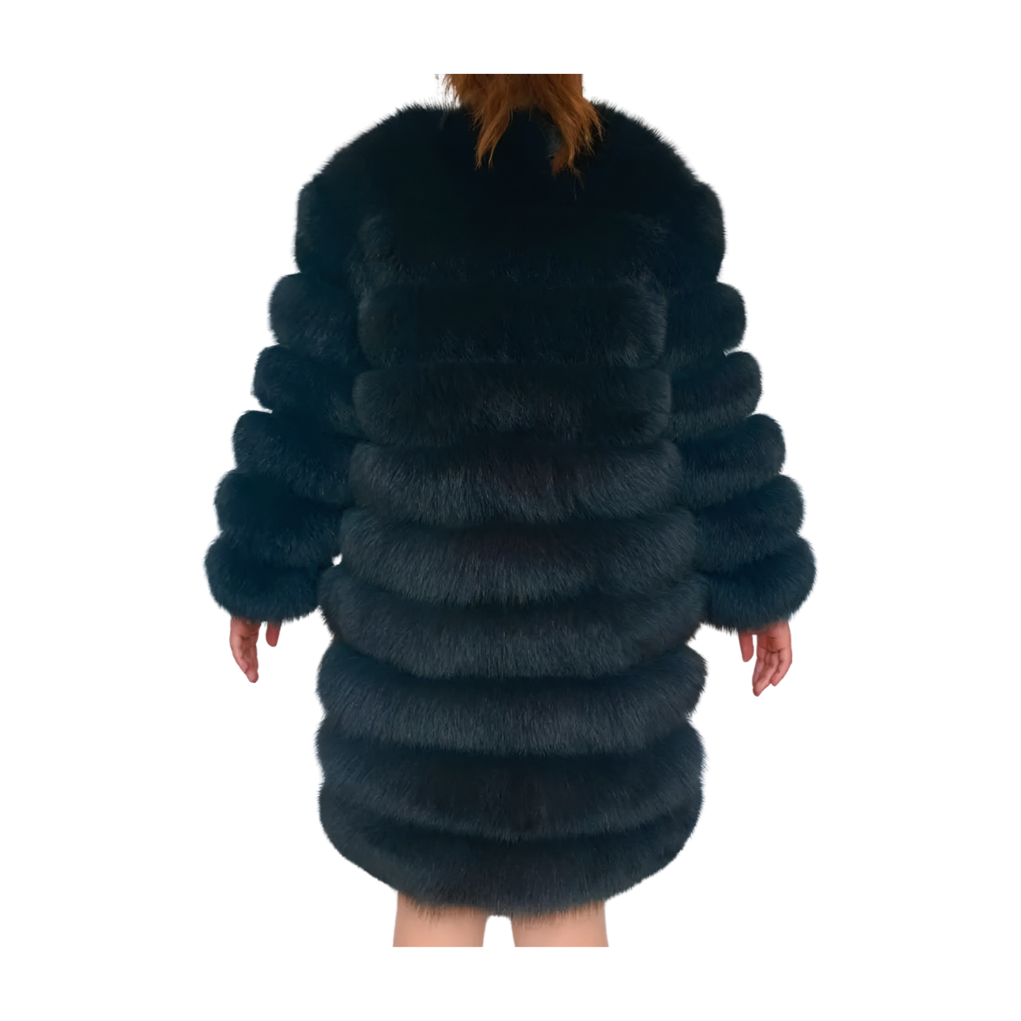 Women Natural Real Fox Fur Coat/Vest Winter