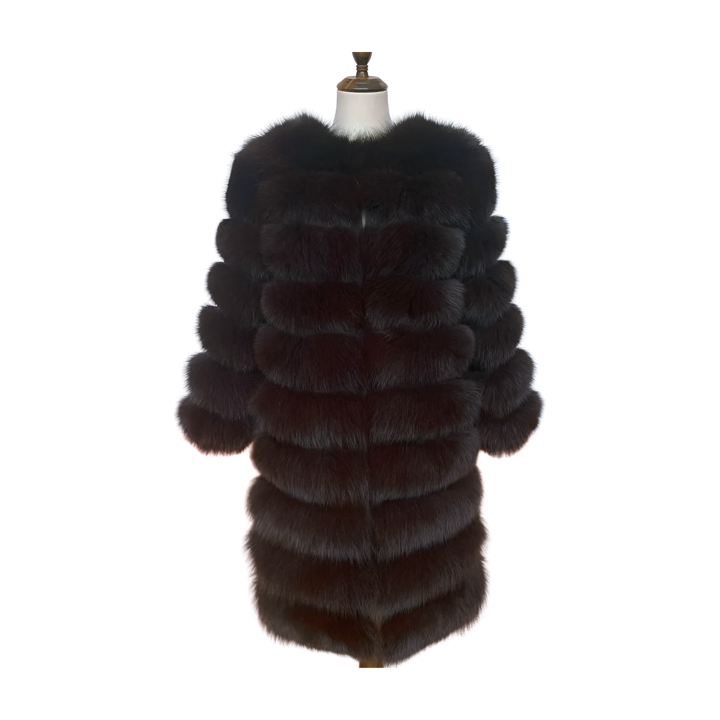 Women Natural Real Fox Fur Coat/Vest Winter