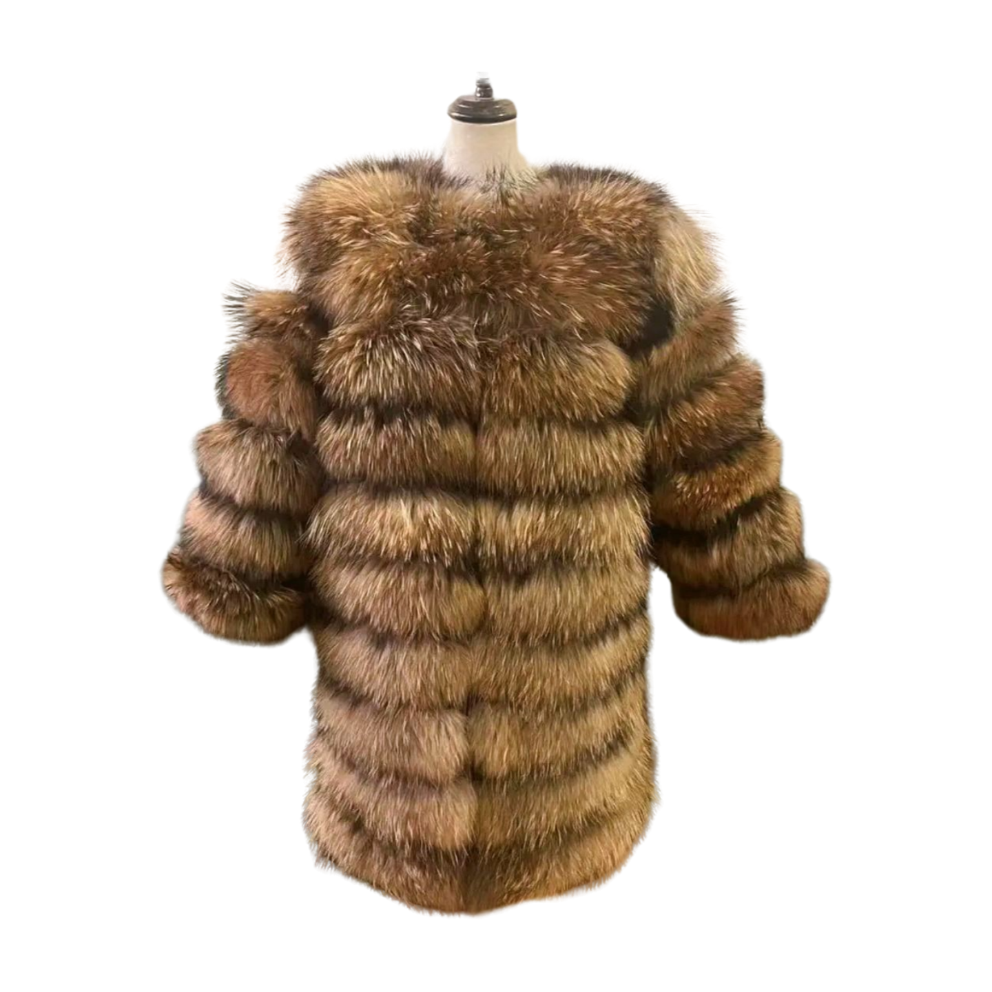 Women Natural Real Fox Fur Coat/Vest Winter