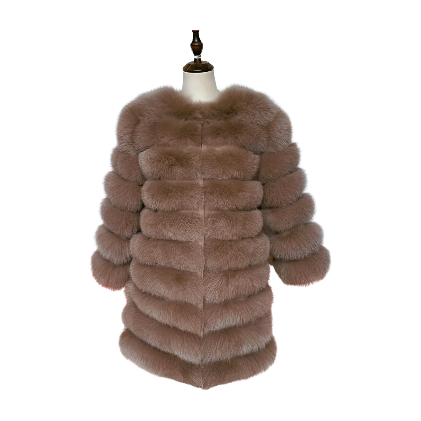 Women Natural Real Fox Fur Coat/Vest Winter