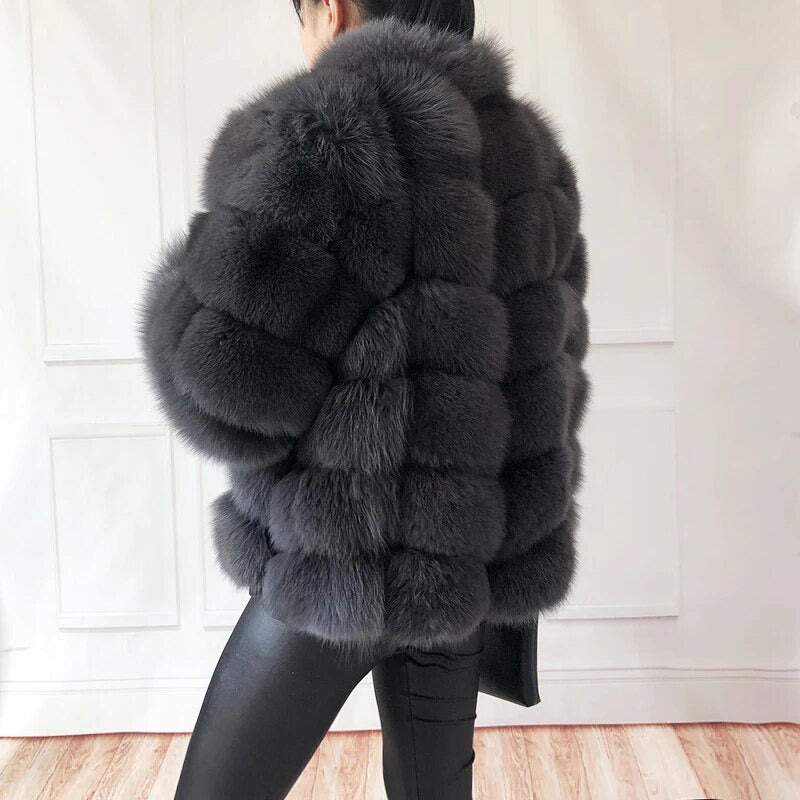 Fox Fur with Detachable Sleeves