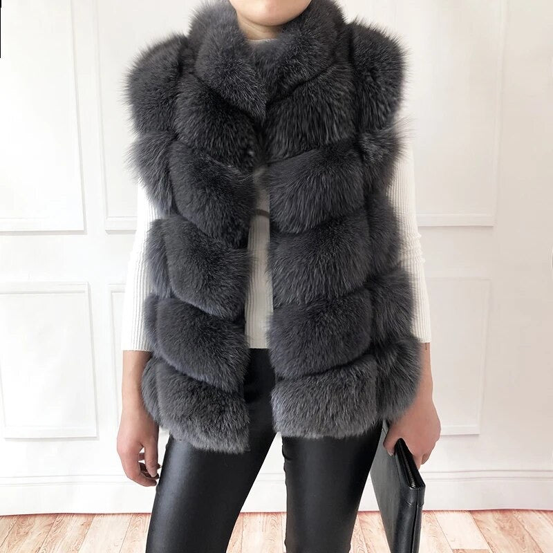 Fox Fur with Detachable Sleeves