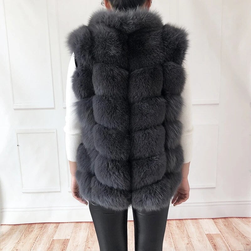 Fox Fur with Detachable Sleeves