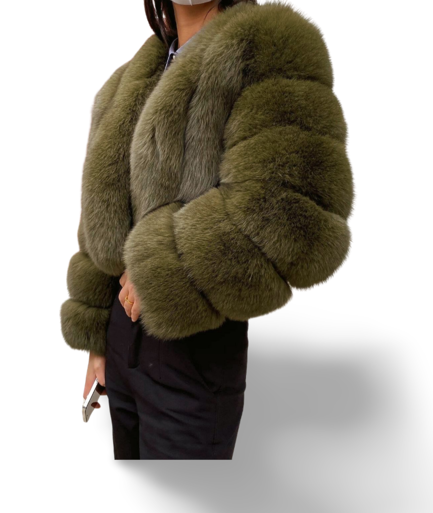 Fox Fur Short Coat