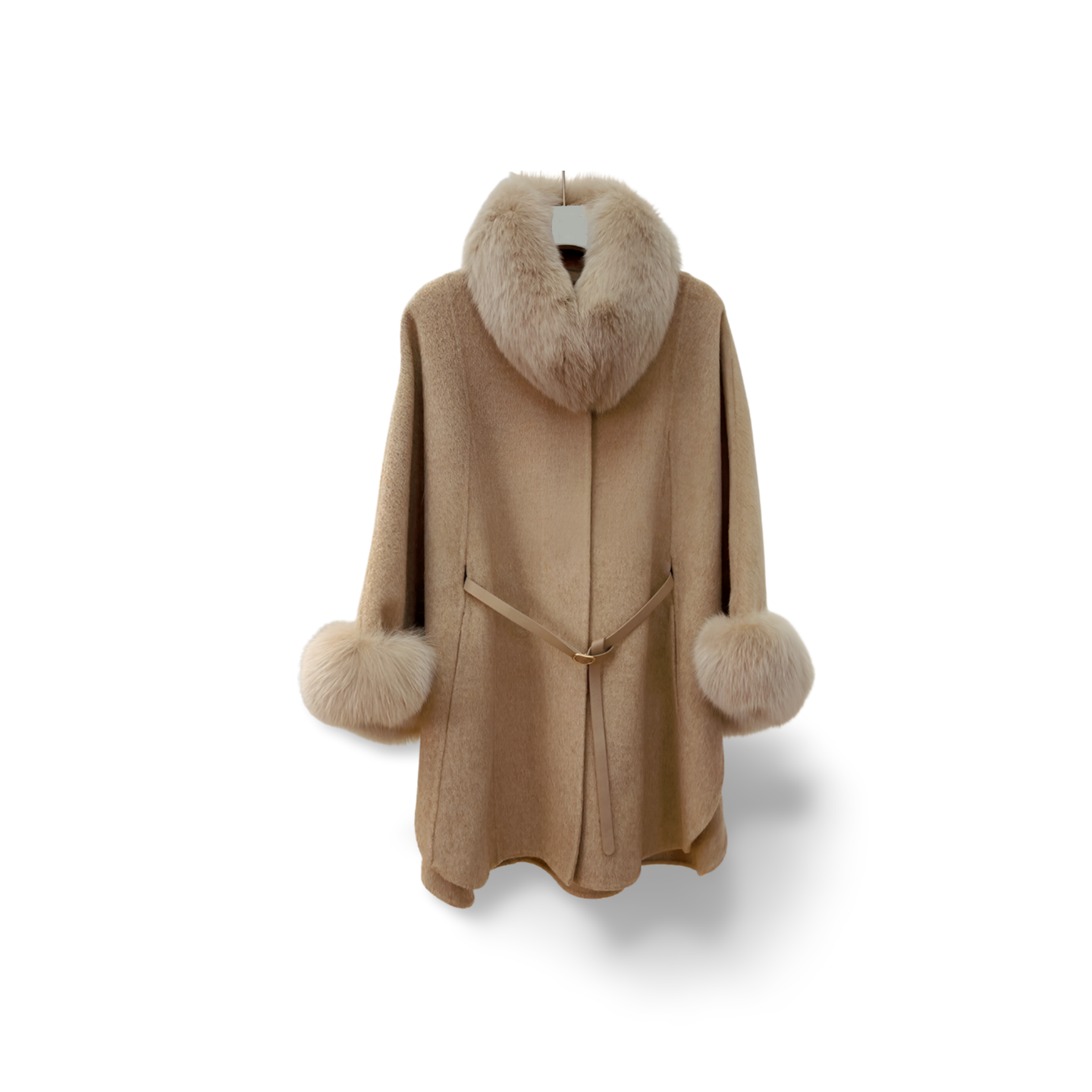 Cashmere Fox Fur Coat