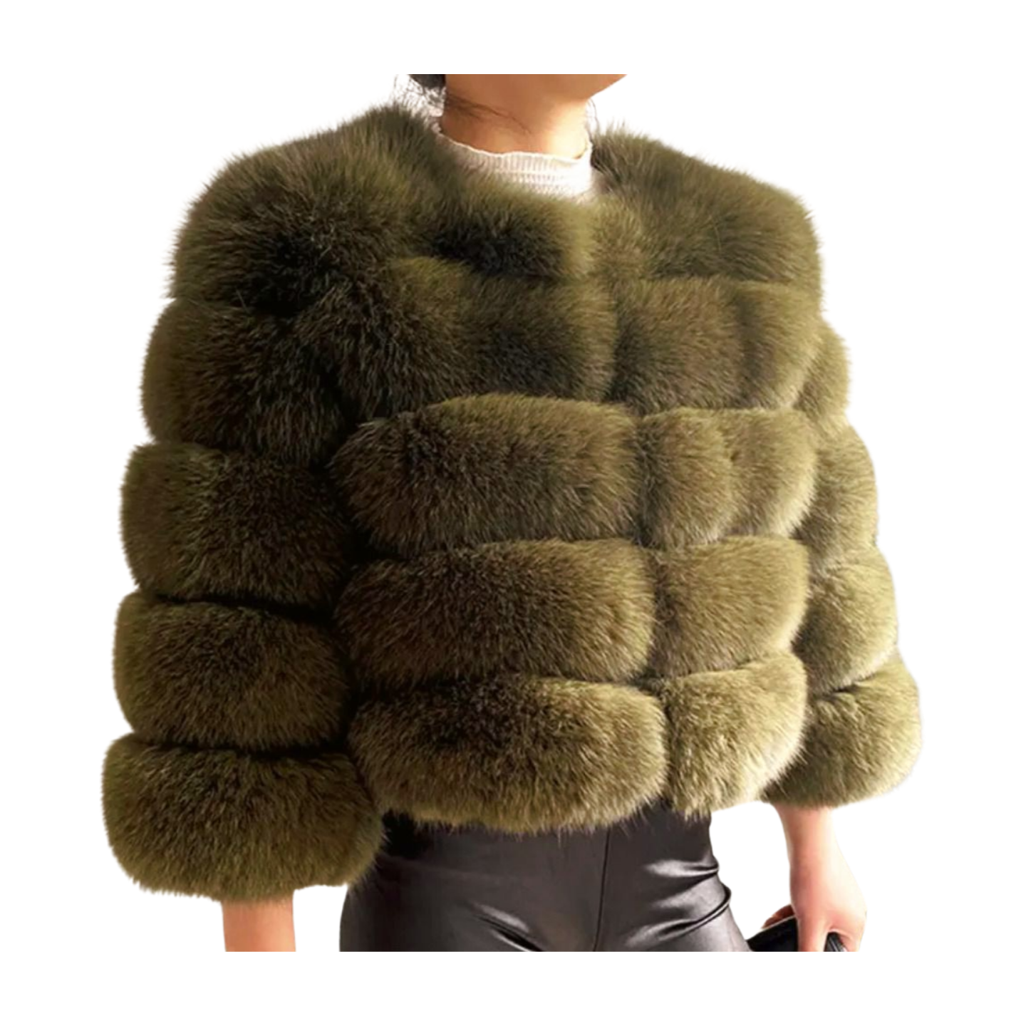 Short Fox Fur Coat